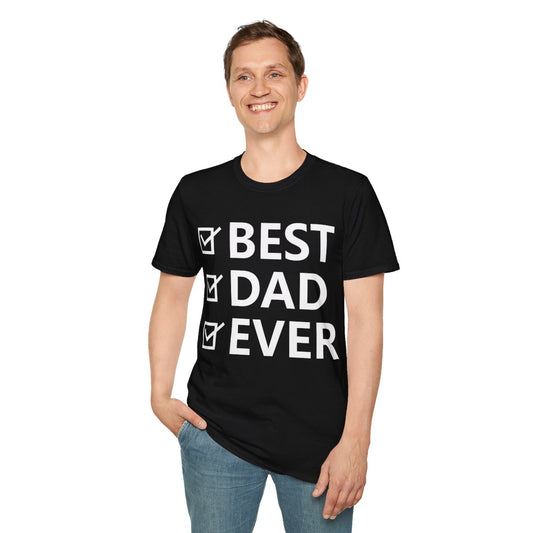 Unisex Best Dad Ever Softstyle T-Shirt