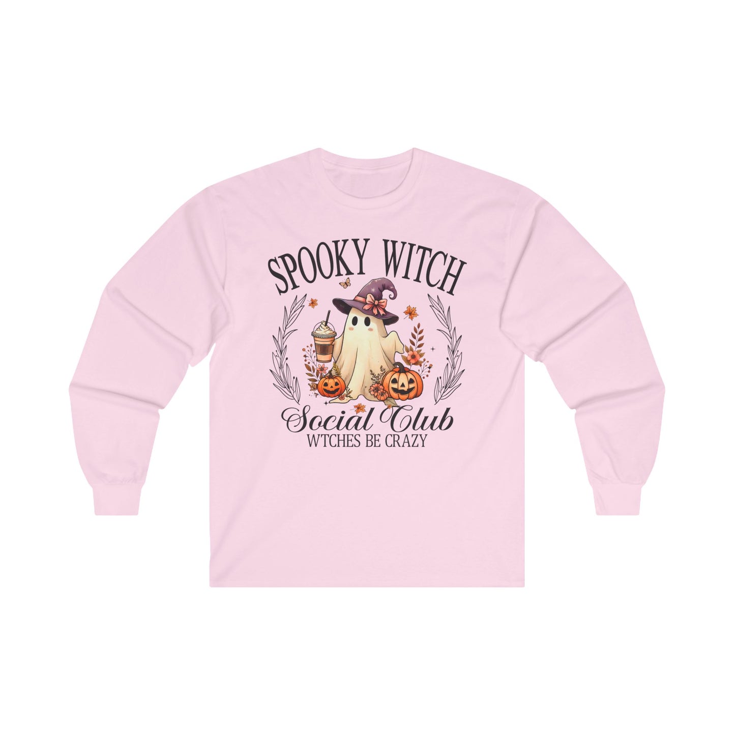 Spooky Witch Social Club Long Sleeve Tee