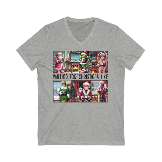 Christmas Movie Themed v-neck  Tee