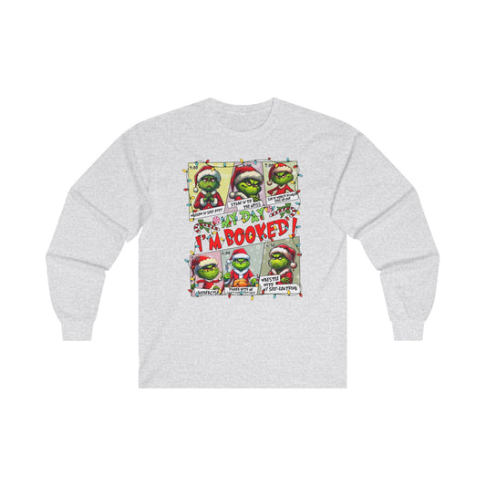 unisex Grinch Daily Schedule Long Sleeve Tee