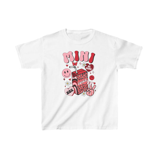 Kids mama and mini valentines day Heavy Cotton t shirt