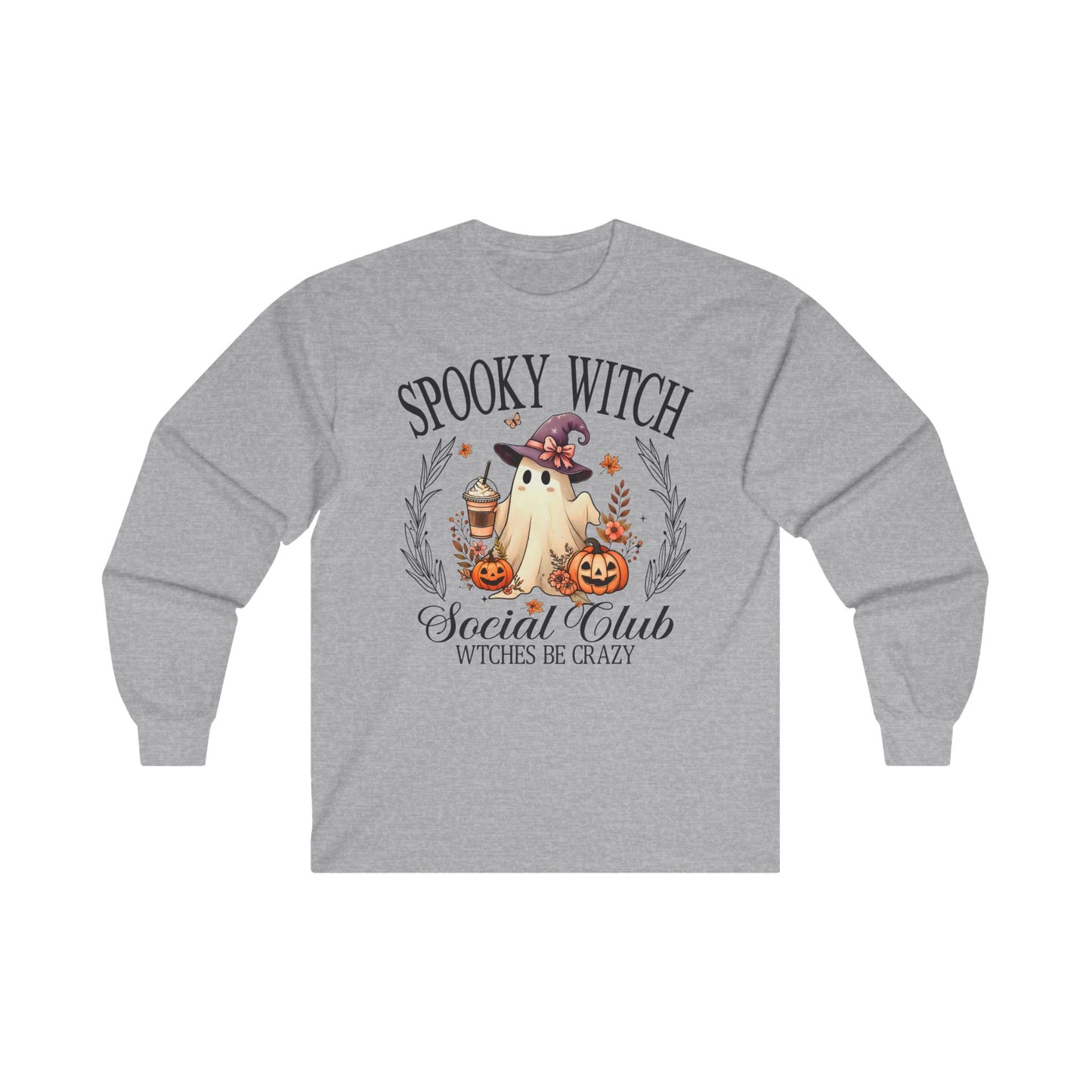 Spooky Witch Social Club Long Sleeve Tee