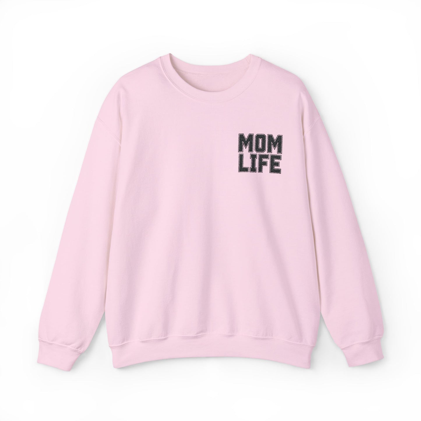 Mom Life Embroidery Sweatshirt