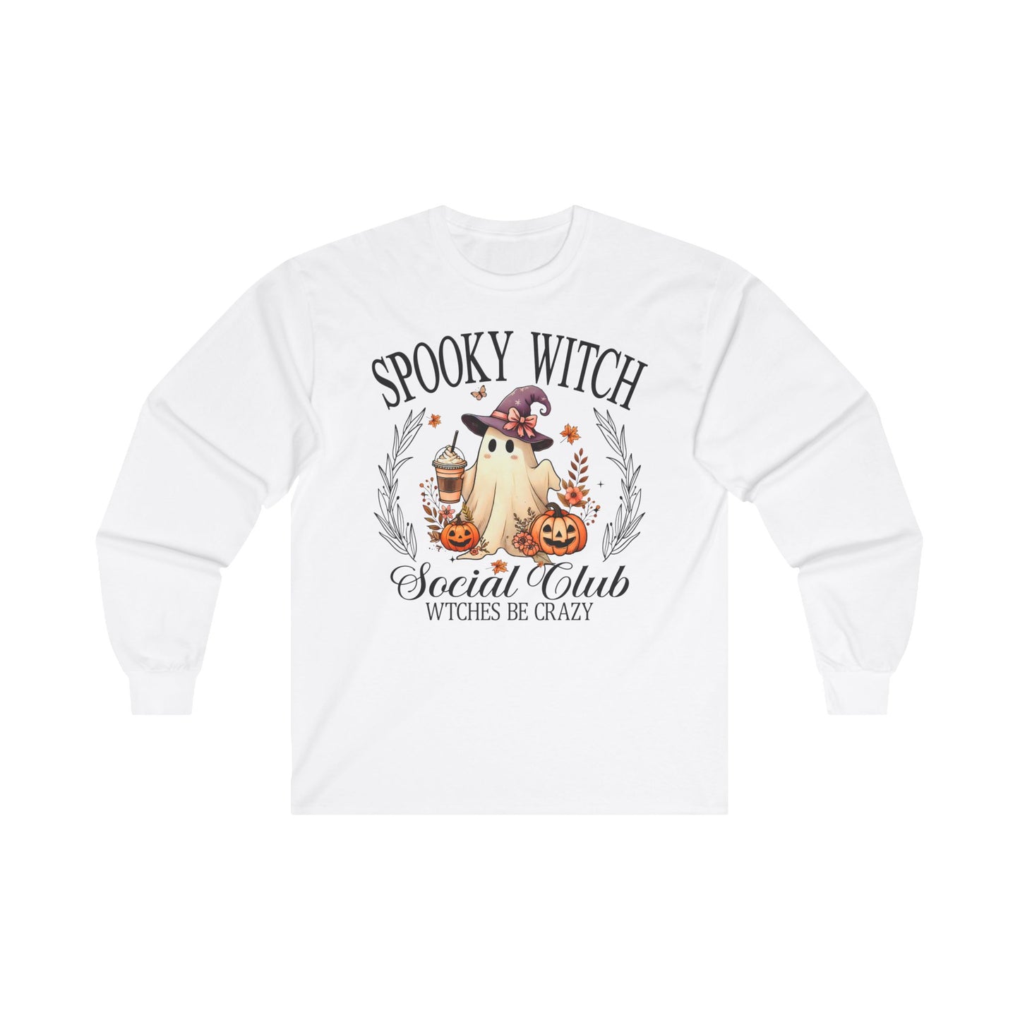 Spooky Witch Social Club Long Sleeve Tee