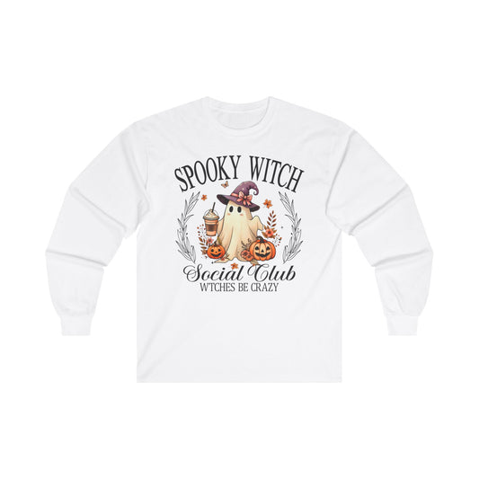 Spooky Witch Social Club Long Sleeve Tee