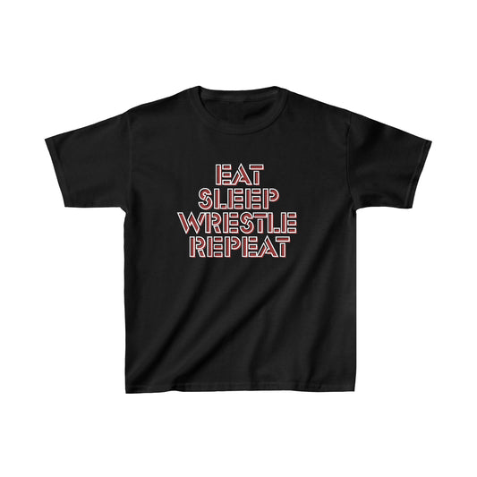 Kids Heavy Cotton wrestling t-shirt