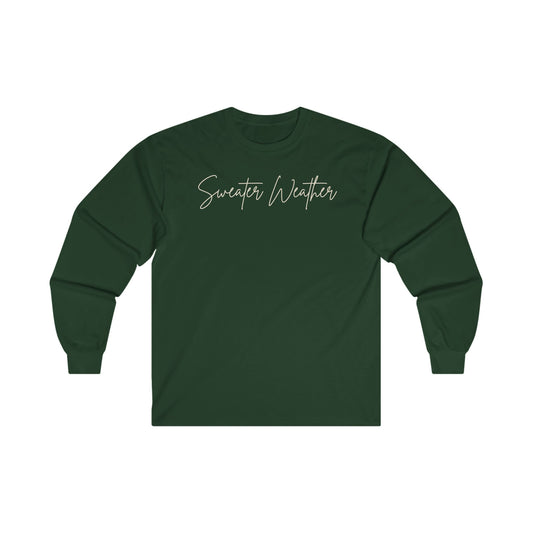 Long Sleeve Tee - Simple Elegant Sweater Weather Shirt