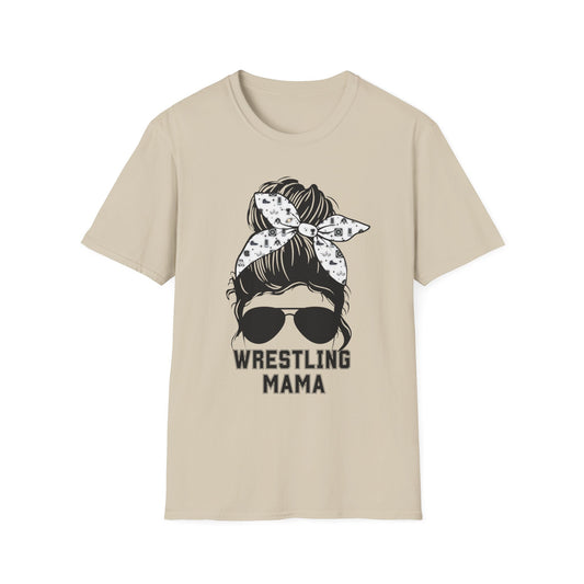 Wrestling Mom Messy Bun Softstyle T-Shirt