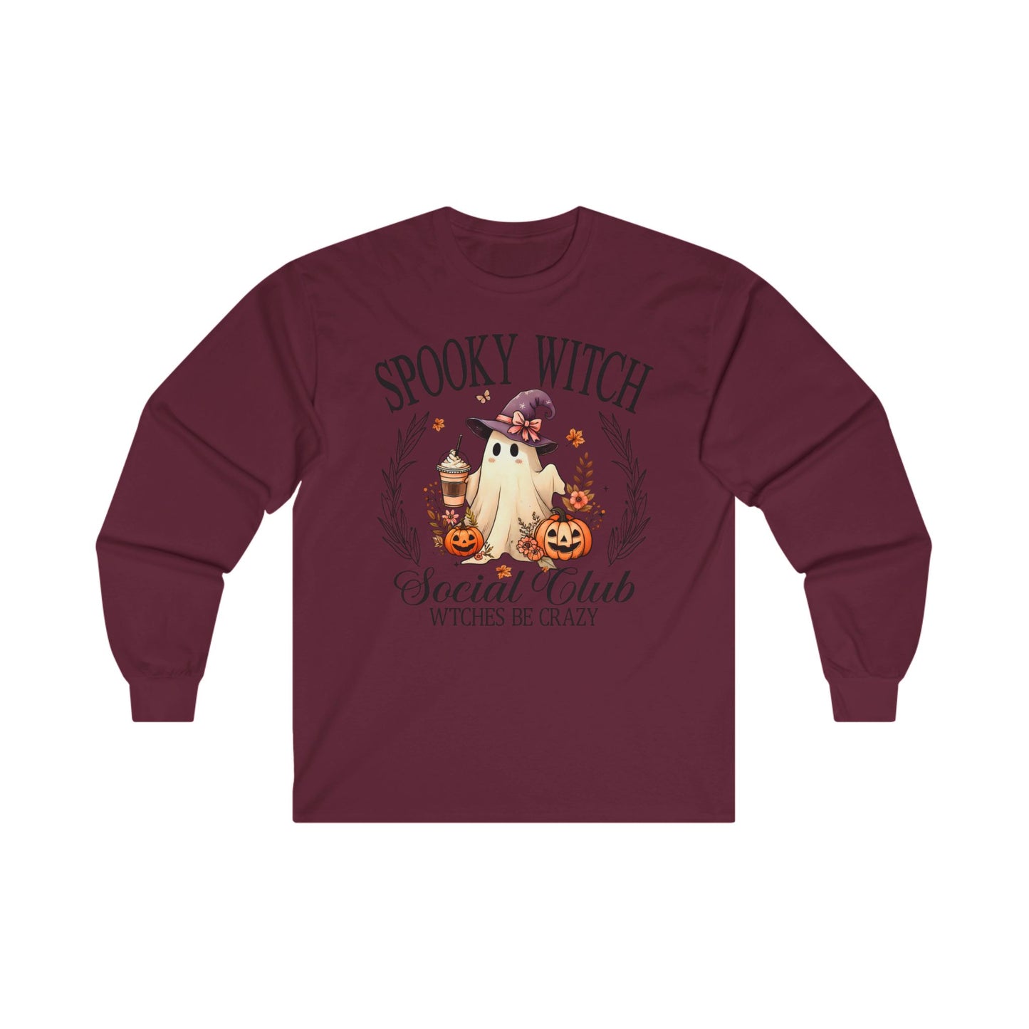 Spooky Witch Social Club Long Sleeve Tee