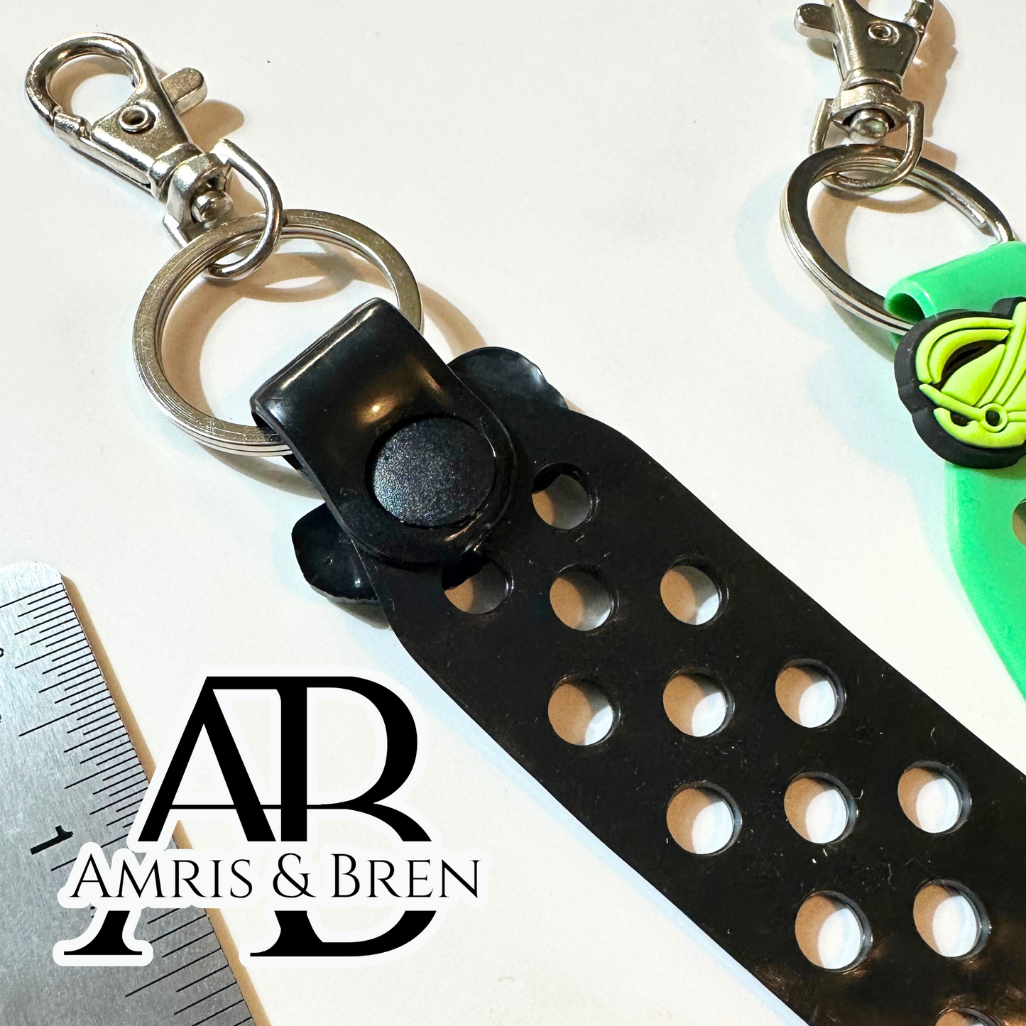 Shoe Charm Keychain Holder for Jibbitz Compatible with Croc Shoe Charms